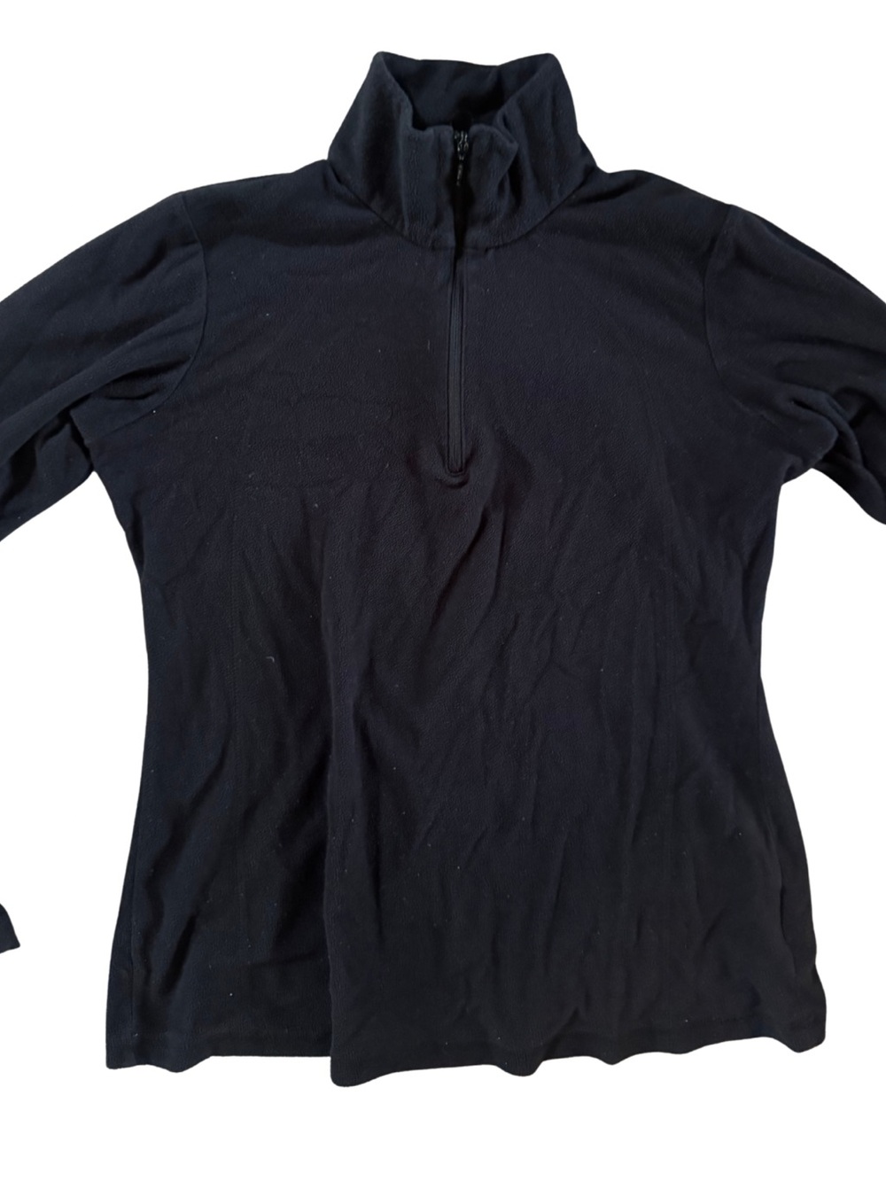 Columbia Black Half-Zip Ski Fleece Jacket